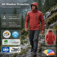 Doublure amovible de haute qualité imperméable Sport de plein air alpinisme 3 en 1 veste pour l'automne et l'hiver