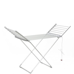 Secador de estante de caballo eléctrico con calefacción de temperatura ajustable, aireador plegable con calefacción electrónica para secado de ropa, lavado de ropa - Product Image 1