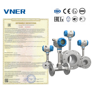เครื่องวัดการไหลแบบดิจิตอลวอร์เท็กซ์ ตอบสนองรวดเร็ว สำหรับอากาศและของเหลว DN100 ความแม่นยำสูง ผลิตจากสแตนเลส OEM - Product Image 1