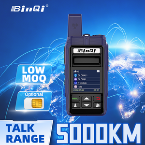Radio bidirectionnelle 4G POC longue portée BinQi 2026, interphone sans fil mondial 5000 <span class=keywords><strong>km</strong></span> avec carte SIM et GPS – Fabricant - Product Image 1