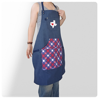 Tablier en toile sans manches tendance pour femme, avec logo personnalisé, pour usage domestique, restauration, cafétéria, salon de thé, nettoyage