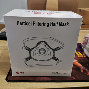 Mascarillas Desechables FFP3 de Alta Calidad con Clip Nasal Ajustable, 5 Capas de Tela No Tejida, Protección Contra Polvo y Gases Nocivos para la Construcción - Product Image 6