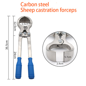 Ternak babi domba dokter hewan besi tahan karat <span class=keywords><strong>Castration</strong></span> tanpa kabel <span class=keywords><strong>Forceps</strong></span> alat cukur hewan - Product Image 2