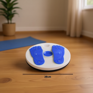 Disque de torsion sans fil bleu pour la pratique du yoga – Roues de yoga confortables et pratiques - Product Image 2