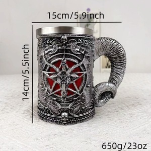 <span class=keywords><strong>Nouveau</strong></span> créatif argent tasse tasse chanson de glace et de feu/<span class=keywords><strong>Game</strong></span> <span class=keywords><strong>of</strong></span> <span class=keywords><strong>Thrones</strong></span> Party Bar tasse tasse personnalisé bière tasse en acier inoxydable whisky - Product Image 3