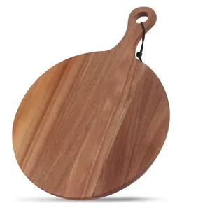 木制托盘古典厨房木制托盘，用于食品蔬菜木制切菜板，带托盘
