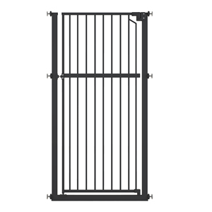 Stufenloses, höhen verstellbares Metall-Haustier tor 170-210cm Umwelt freundliche versenkbare Durchgangs tür für Hunde treppen und Wohnzimmer - Product Image 1