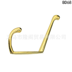 C37 Qinggu Hook Zinc Alloy Wall Mount Double Hole 90mm <b>Antique</b> Green Yellow <b>Wardrobe</b> Cabinet Clothes Hook - Product Image 3