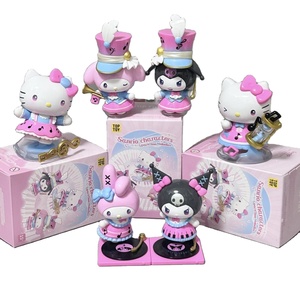 <span class=keywords><strong>Sanrio</strong></span> Family Space-Time Melody Blind Box Figure <span class=keywords><strong>Kuromi</strong></span> Hello Kitty 100% Originale PVC da Collezione Misterioso Regalo all'Ingrosso - Product Image 1