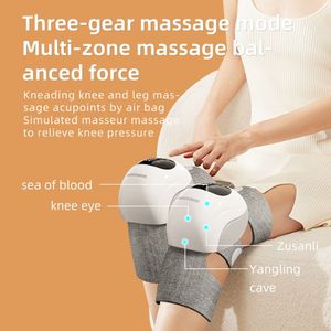 Masseur <span class=keywords><strong>de</strong></span> genou à compression d'air avec chauffage et vibration, dispositif <span class=keywords><strong>de</strong></span> thérapie du genou, attelle <span class=keywords><strong>de</strong></span> genou portable, OEM MOQ 20PCS - Product Image 2