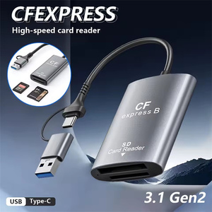 Lecteur de carte CFe Lecteur de carte <span class=keywords><strong>CFexpress</strong></span> Type A Type B Transfert haute vitesse Port USB Type-C pour appareils photo Sony MacBook <span class=keywords><strong>Pro</strong></span> Air 2023 - Product Image 1