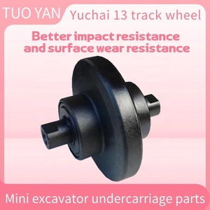 Hoge Kwaliteit Mini Graafmachine Onderdelen Stationler Wiel Voor Yuchai 13 <span class=keywords><strong>Track</strong></span> Wiel Onderstel Onderdelen Yc13 Geleidewiel Tandwiel - Product Image 4