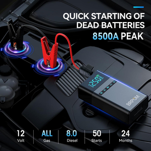 Цифровой портативный автомобильный соединительный кабель с зарядным устройством, компрессор воздушного насоса 4500A, производитель OEM, оптовая продажа - Product Image 6
