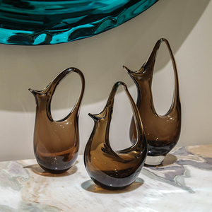 Commercio all'ingrosso arte decorazione per la casa moderna in vetro e cristallo soprammobili e oggetti decorativi per ufficio da tavola ornamenti artigianali - Product Image 4