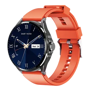 HS06 패션 스마트 워치 시리즈 Reloj 피트니스 트래커 WS06 라운드 다이얼 NFC QR 코드가있는 안드로이드 스마트 시계