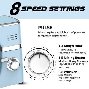 Kitchen 5QT 300W Bread Cake <b>Maker</b> Electric Food Mixers Dough Mixer Cake Food Stand Mixer - Product Image 3