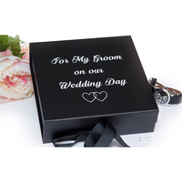 Boîte à cadeau magnétique pour mariage, fabricant chinois, personnalisé, livraison gratuite