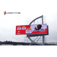 Écran LED grand format P10 UHLED, affichage publicitaire extérieur, IP66, armoire en aluminium intégral, pour panneau d'affichage numérique en bord de route