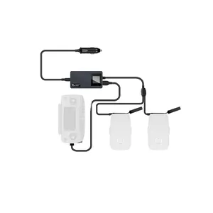 Bộ Sạc Pin Xe Hơi Hub Sạc Pin Thông Minh Màn Hình Kỹ Thuật Số Phụ Kiện Máy Bay Không Người Lái Cho DJI Mavic 2 Pro/Zoom