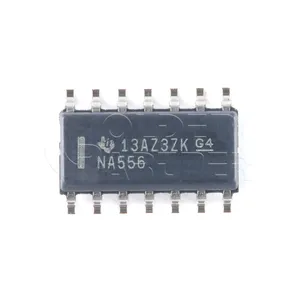 IC Chip Electronic Components 555 - Timer Oscillator Dual Clock IC NA556 SOP-14 NA556DR