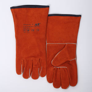 Luvas de Soldagem em Couro de Vaca de Alta Qualidade, Anti-Corte, Resistentes ao Fogo e ao Calor - Product Image 1