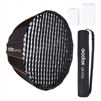 Godox QR-P120 Deep Parabolic Softbox Rapidly Release 120cm Parabolic Deep Softbox pour Bowens Mount Studio Flash