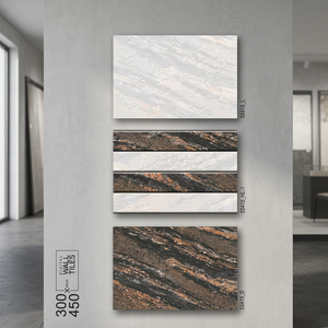Commercial Digital Ceramic Wall Tiles 12x18 Inch Glossy Polished Glazed Firebrick Design for Building Interiors - Product Image 1