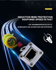 <span class=keywords><strong>Parafoudre</strong></span> Ethernet 1000Mbps Megibit/Gigabit RJ45 <span class=keywords><strong>parafoudre</strong></span> pour commutateur routeur NVR IP caméra Protection de sécurité - Product Image 3
