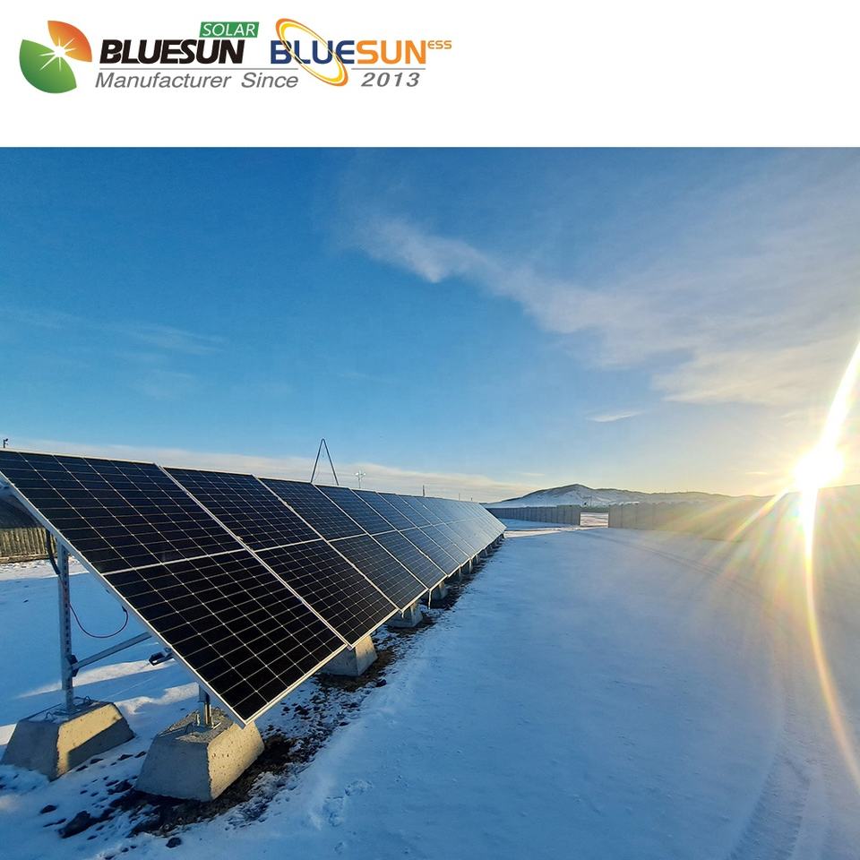 Para Bluesun Tier-1 650W Bifacial Mono Painel Solar Preço Por Watt com ...