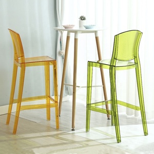 Usine En Gros Quantité Minimale De Commande <span class=keywords><strong>4</strong></span> Pièces Durable Clair En Plastique Tabouret de <span class=keywords><strong>Bar</strong></span> À Manger <span class=keywords><strong>Chaises</strong></span> Pour Le Mariage Parti Banquet Et Restaurant - Product Image 1