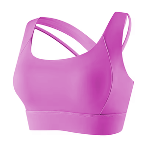 Sujetador deportivo de alta calidad para mujer, estilo racerback, suave como la mantequilla, top corto para correr, entrenamiento, gimnasio, fitness, alta sujeción, a prueba de golpes, para yoga. - Product Image 6