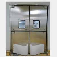 Portes battantes en acier double 180 degrés