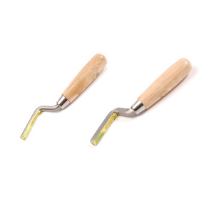 Vuông chữ thập thép carbon trowel với tay cầm bằng gỗ DIY cấp công nghiệp gạch jointer chỉ các tính năng cho bricklayers công cụ - Product Image 1