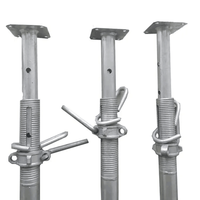 Usine d'étais en acier 2.2m-5m réglable peint échafaudage plancher Support Jack Construction coffrage étai en acier