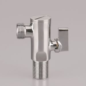 Robinet à bille angulaire en laiton DunYun, finition nickel-chrome HPb 59-1 / CW617, pour machine à laver - Product Image 3