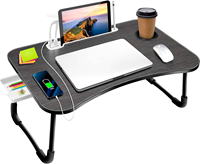 Table de lit pliable pour ordinateur portable de haute qualité Table d'ordinateur portable pliante bureau d'étude Portable support de lecture