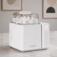 Stérilisateur automatique de biberons haute capacité 4 en 1 avec stérilisation à la vapeur et système de pulvérisation à 5 couches CE CB