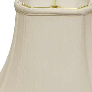 Paralume Monay Shantung HMS 12 \ "a forma di campana rettangolare bianca - Product Image 3