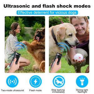 Fábrica al por mayor nuevo tapón de ladridos ultrasónico antiladridos repelente de perros recargable entrenador de perros portátil repelente de perros ultrasónico - Product Image 5