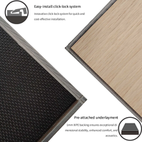 Rutschfester UV-beschichteter, fleckenresistenter, wasserdichter, langlebiger, umweltfreundlicher Vinyl-SPC-Bodenbelag für den Innenbereich, einfache Installation & maßgeschneidert