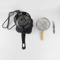 Europe 220V & USA 110V prise Standard narguilé brûleur à charbon de bois poêle à combustion rapide avec panier Shisha Loun Bar poudre