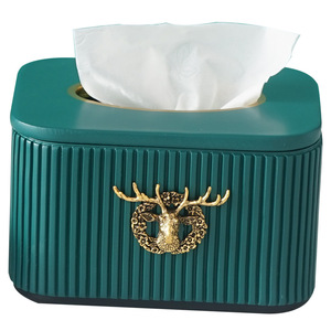 European and American style tissue box Luxurious handicraft tissue box ornaments exquisite TV tissue box