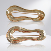 Épingles en émail personnalisées JQR Modèle 81102 - Émail souple/dur, accessoire de col en métal pour toutes les saisons, motif floral métallique découpé au laser