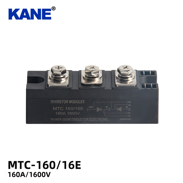 MTC 160/16E 160A 1600V Voltage-Regulating Bidirectional MTX Soft Start Thyristor High Power SCR Phase Thyristor Diode Modules