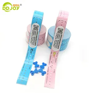 Customized Barcode Roll Wristband Hospital Patient Disposable Medical ID Thermal Print Identification Bands Wristband