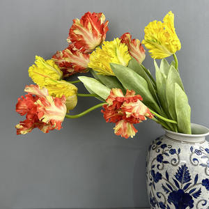 بالجملة زهور التوليب الاصطناعية التي تعمل باللمس الحقيقي آليس القزحية هدايا الزهور ليوم عيد الحب - Product Image 3