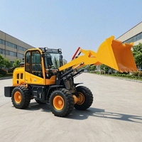 Kostenloser Versand: Gelenkiger Mini-Radlader für Landwirtschaft, Landschaftsbau und Garten – Diesel-Kleinlader mit Hydraulikantrieb und Frontschaufel
