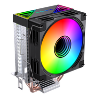 Refroidisseur d'air pour processeur PC de jeu LOVINGCOOL OEM 90 mm avec 2 caloducs et ventilateur de refroidissement CPU 3 broches pour LGA 1700/1200/115X/1366