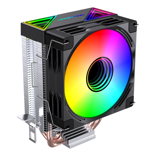 LOVINGCOOL OEM 90mm Gaming PC CPU Air Cooler with 2 Heat Pipe 3Pin CPU Processor Cooling Fan for LGA 1700/1200/115X/1366