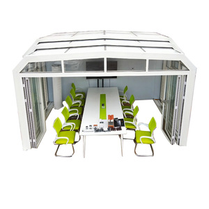 Outdoor Telescopic Mobile Sun Room Roof Balcony Courtyard Aluminum Alloy Glass Sunshade For Heat Insulation Sunscreen For House - Product Image 4